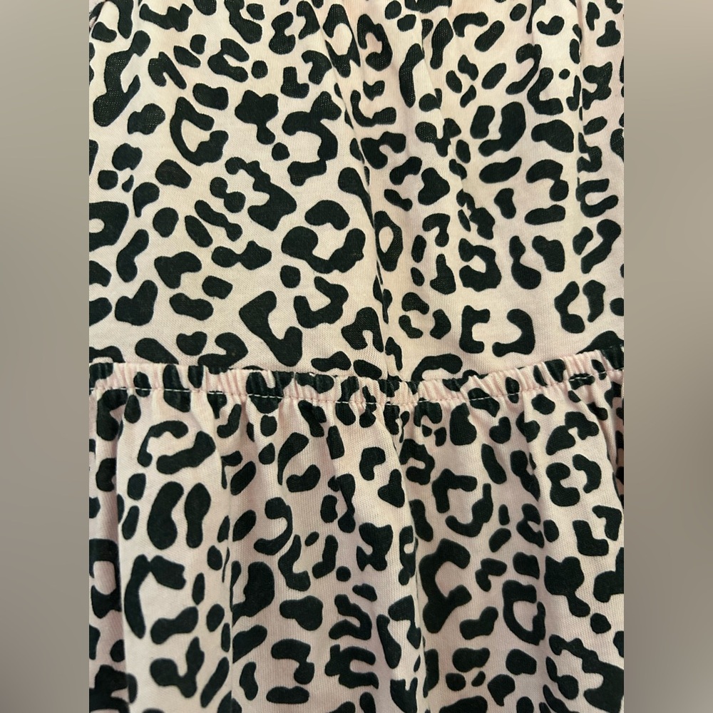 Pink Leopard Summer Dress Cotton Blend Girls Size 3T The Children’s Place - Picture 5 of 8